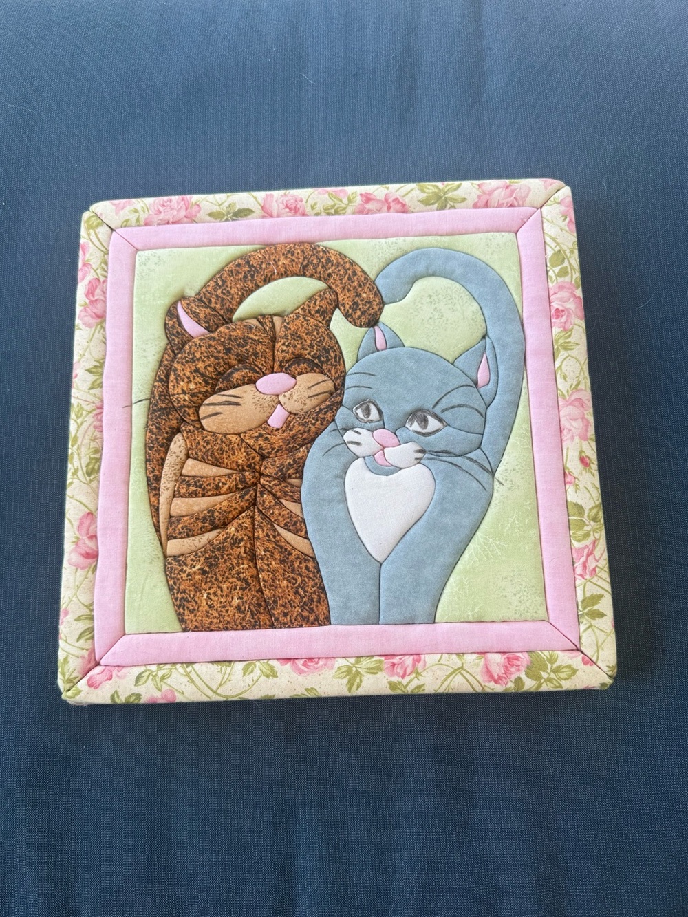 Homemade Love Cats QuiltMagic